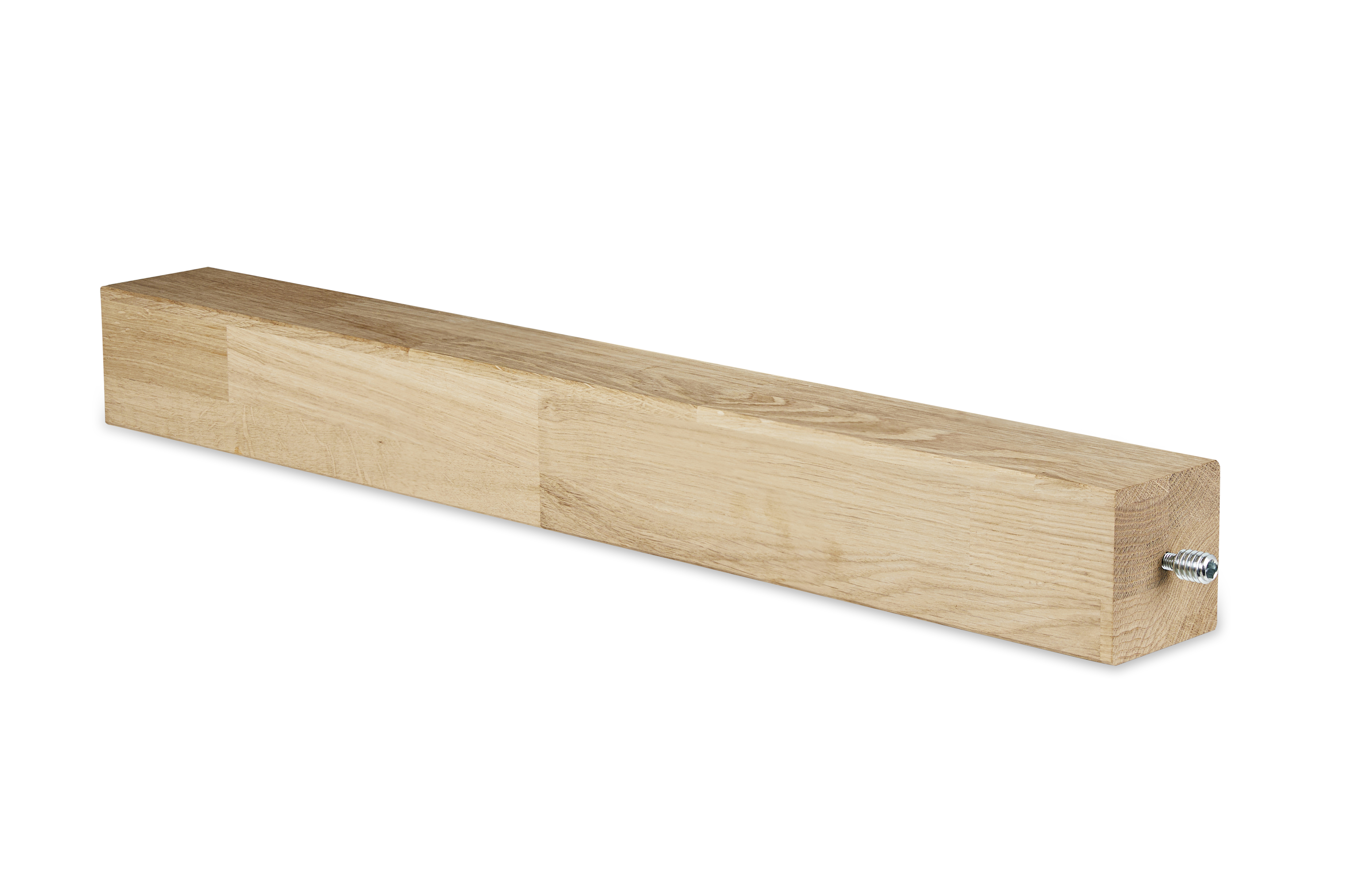 Eg bordben træplade 80x80 mm træplade 71 cm