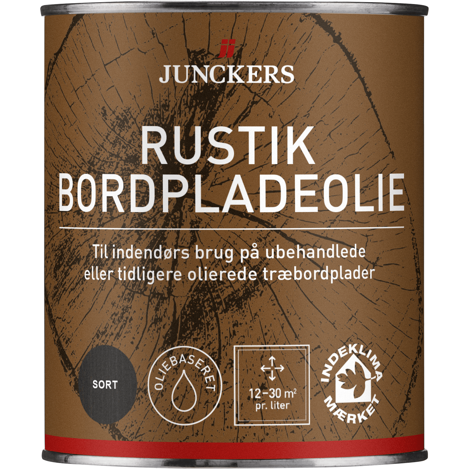 Junckers Rustik Bordpladeolie, Sort
