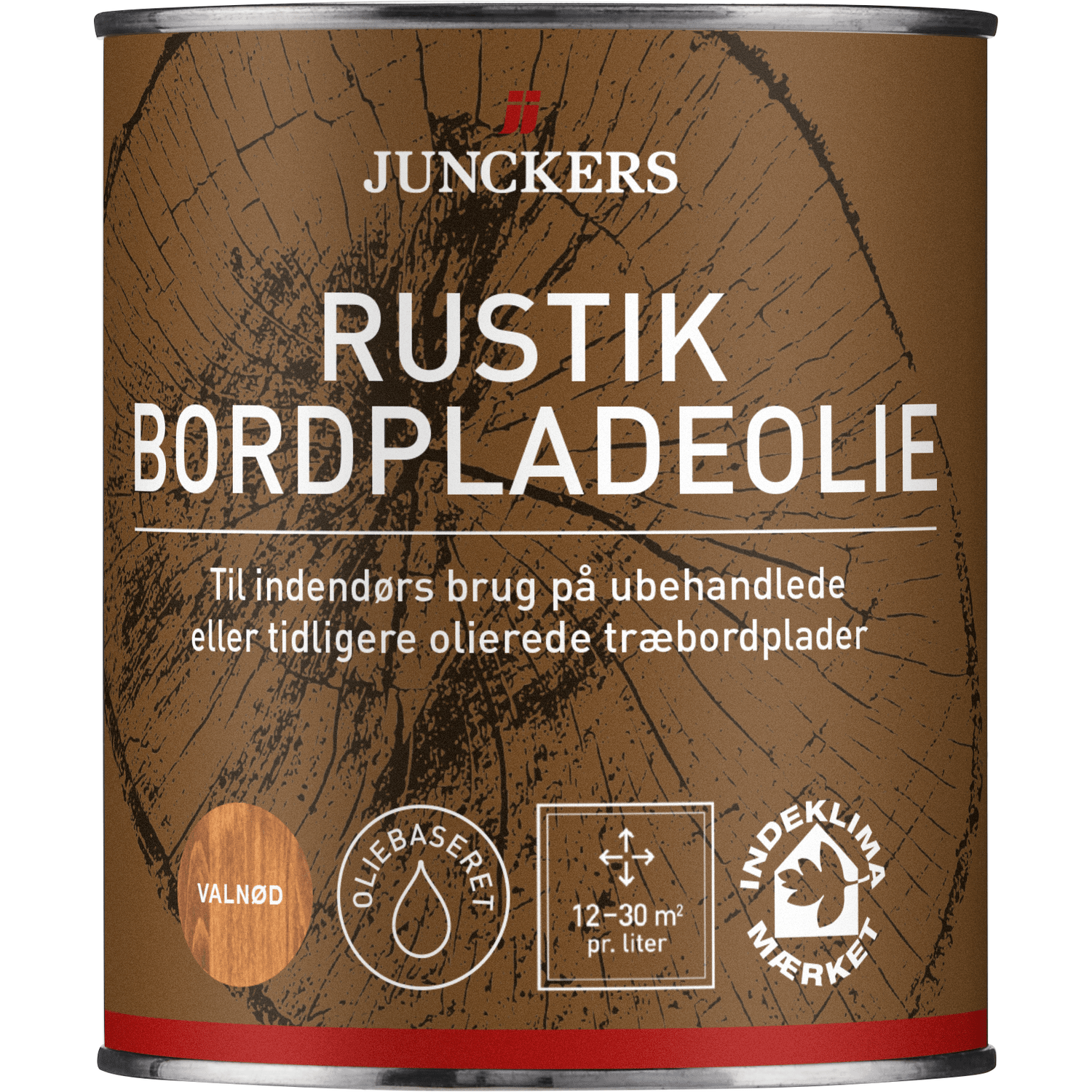 Junckers Rustik Bordpladeolie, Valnød