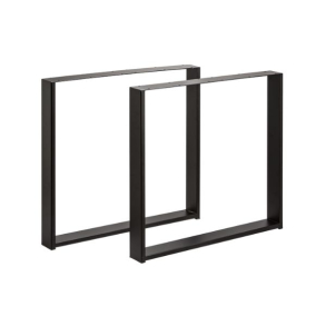 FRAME-bordben i stål 710x750mm, 2 stk.