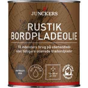 Junckers Rustik Bordpladeolie, Antracitgrå