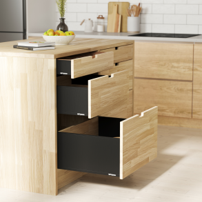 Køkken-ø i eg, 1281x810mm, Rømø - Havn