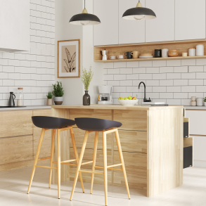 Køkken-ø i eg, 1281x810mm, Rømø - Hede