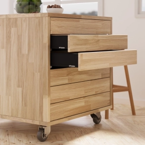 Kkken- i eg, 854x810mm, Fan - Skov