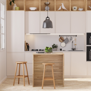 Køkken-ø i eg, 854x810mm, Rømø - Strand