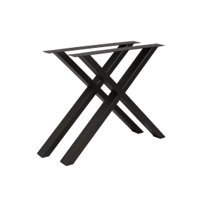 KRYDS-bordben i stål 880x705mm, 2 stk.