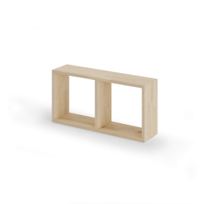 Reol i bg, 2 rum, 355x710x177,5mm