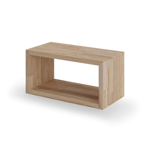 Reol i eg, 1 rum, 177,5x355x177,5mm