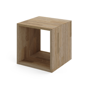 Reol i eg, 1 rum, 355x355x355mm