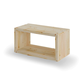 Reol i fyr, 1 rum, 177,5x355x177,5mm