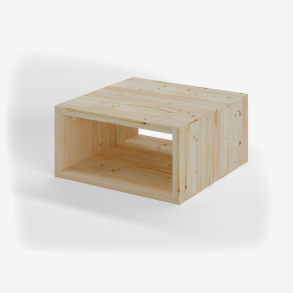 Reol i fyr, 1 rum, 177,5x355x355mm