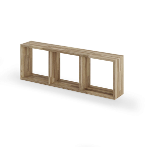 Reol i valnd, 3 rum, 355x1065x177,5mm