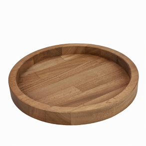 Rund bakke i 40mm mahogni, Ø400mm