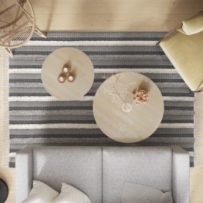 Rund bordplade i 18 mm ask