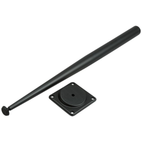 Skråt konisk bordben 700mm, sort