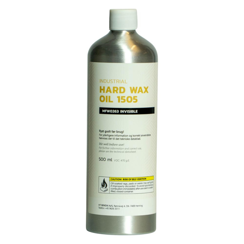 0,5 l Hardwax 1505, Invisible olie #1