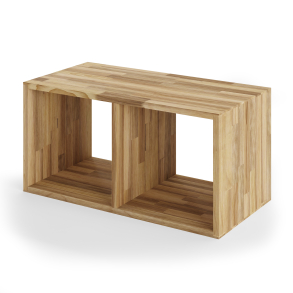 Reol i valnd, 2 rum, 355x710x355mm