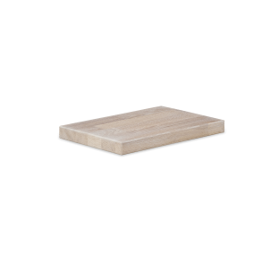 Vareprøve på eg, hvid olie